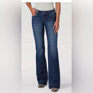 Wrangler Trouser Bootcut Jeans Mid Rise Western Cowgirl Ranch Pants Women’s